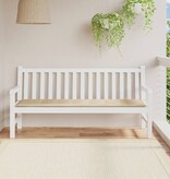 VidaXL Tuinbankkussen 180x50x3 cm oxford stof beige