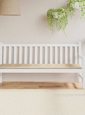 VidaXL Tuinbankkussen 180x50x3 cm oxford stof beige