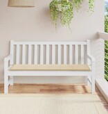 VidaXL Tuinbankkussen 150x50x4 cm oxford stof beige