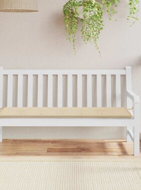 VidaXL Tuinbankkussen 150x50x4 cm oxford stof beige