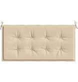 VidaXL Tuinbankkussen 120x50x4 cm oxford stof beige