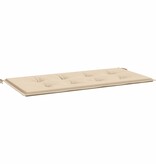 VidaXL Tuinbankkussen 100x50x4 cm oxford stof beige