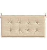 VidaXL Tuinbankkussen 100x50x4 cm oxford stof beige