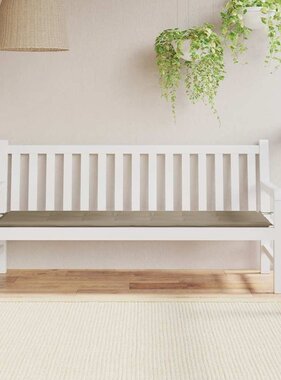 VidaXL Tuinbankkussen 180x50x4 cm oxford stof taupe