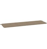 VidaXL Tuinbankkussen 180x50x4 cm oxford stof taupe