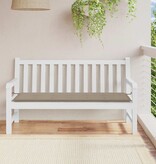 VidaXL Tuinbankkussen 150x50x4 cm oxford stof taupe