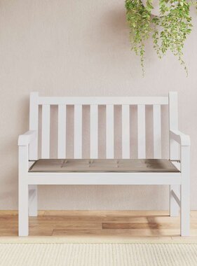 VidaXL Tuinbankkussen 120x50x4 cm oxford stof taupe