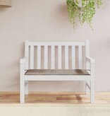 VidaXL Tuinbankkussen 100x50x4 cm oxford stof taupe