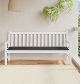 VidaXL Tuinbankkussen 180x50x4 cm oxford stof zwart