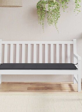 VidaXL Tuinbankkussen 150x50x4 cm oxford stof zwart