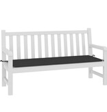 VidaXL Tuinbankkussen 150x50x4 cm oxford stof zwart