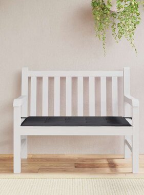 VidaXL Tuinbankkussen 120x50x4 cm oxford stof zwart