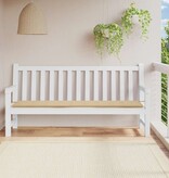 VidaXL Tuinbankkussen 200x50x4 cm oxford stof beige