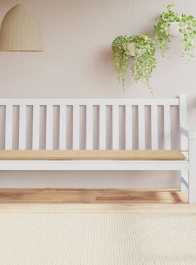 VidaXL Tuinbankkussen 200x50x4 cm oxford stof beige