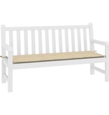 VidaXL Tuinbankkussen 200x50x4 cm oxford stof beige