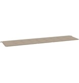 VidaXL Tuinbankkussen 200x50x4 cm oxford stof taupe