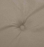 VidaXL Tuinbankkussen 200x50x4 cm oxford stof taupe