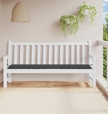 VidaXL Tuinbankkussen 200x50x4 cm oxford stof antracietkleurig