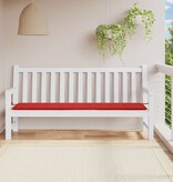 VidaXL Tuinbankkussen 200x50x4 cm oxford stof rood