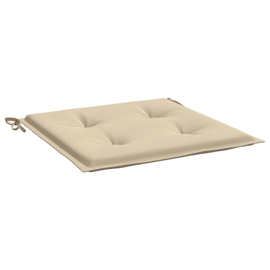 VidaXL Tuinstoelkussens 2 st 50x50x4 cm oxford stof beige