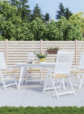 VidaXL Tuinstoelkussens 4 st 40x40x4 cm oxford stof beige