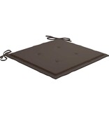 VidaXL Tuinstoelkussens 4 st 40x40x4 cm oxford stof taupe