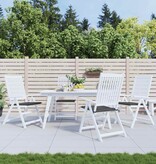 VidaXL Tuinstoelkussens 4 st 40x40x4 cm oxford stof antracietkleurig