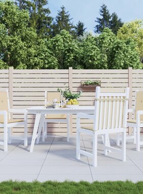 VidaXL Tuinstoelkussens lage rug 4 st 100x50x3 cm oxford stof beige