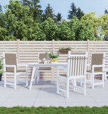 VidaXL Tuinstoelkussens lage rug 4 st 100x50x3 cm oxford stof taupe