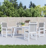 VidaXL Tuinstoelkussen lage rug 4 st oxford stof antraciet