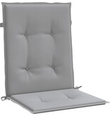 VidaXL Tuinstoelkussen lage rug 2 st oxford stof antraciet