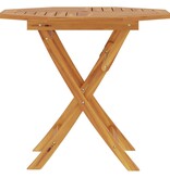 VidaXL Tuintafel inklapbaar 85x85x76 cm massief teakhout