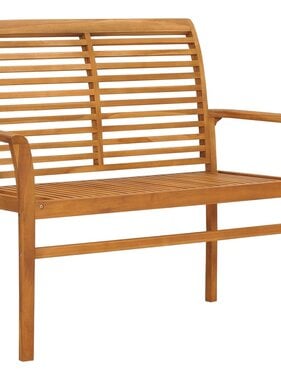 VidaXL Tuinbank 112 cm massief teakhout
