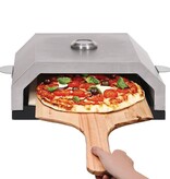 VidaXL Pizzaoven met keramische steen voor gas-/houtskoolbarbecue