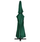 VidaXL Parasol met aluminium paal 600 cm groen