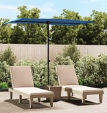 VidaXL Parasol met aluminium paal 2x1,5 m azuurblauw