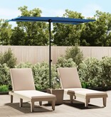 VidaXL Parasol met aluminium paal 180x110 cm azuurblauw