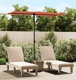 VidaXL Parasol met aluminium paal 180x110 cm terracottakleurig