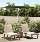VidaXL Parasol met aluminium paal 180x110 cm antracietkleurig