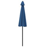 VidaXL Parasol met aluminium paal 270 cm azuurblauw