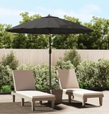 VidaXL Parasol met aluminium paal 270 cm antraciet