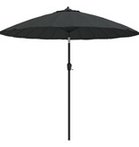 VidaXL Parasol met aluminium paal 270 cm antraciet
