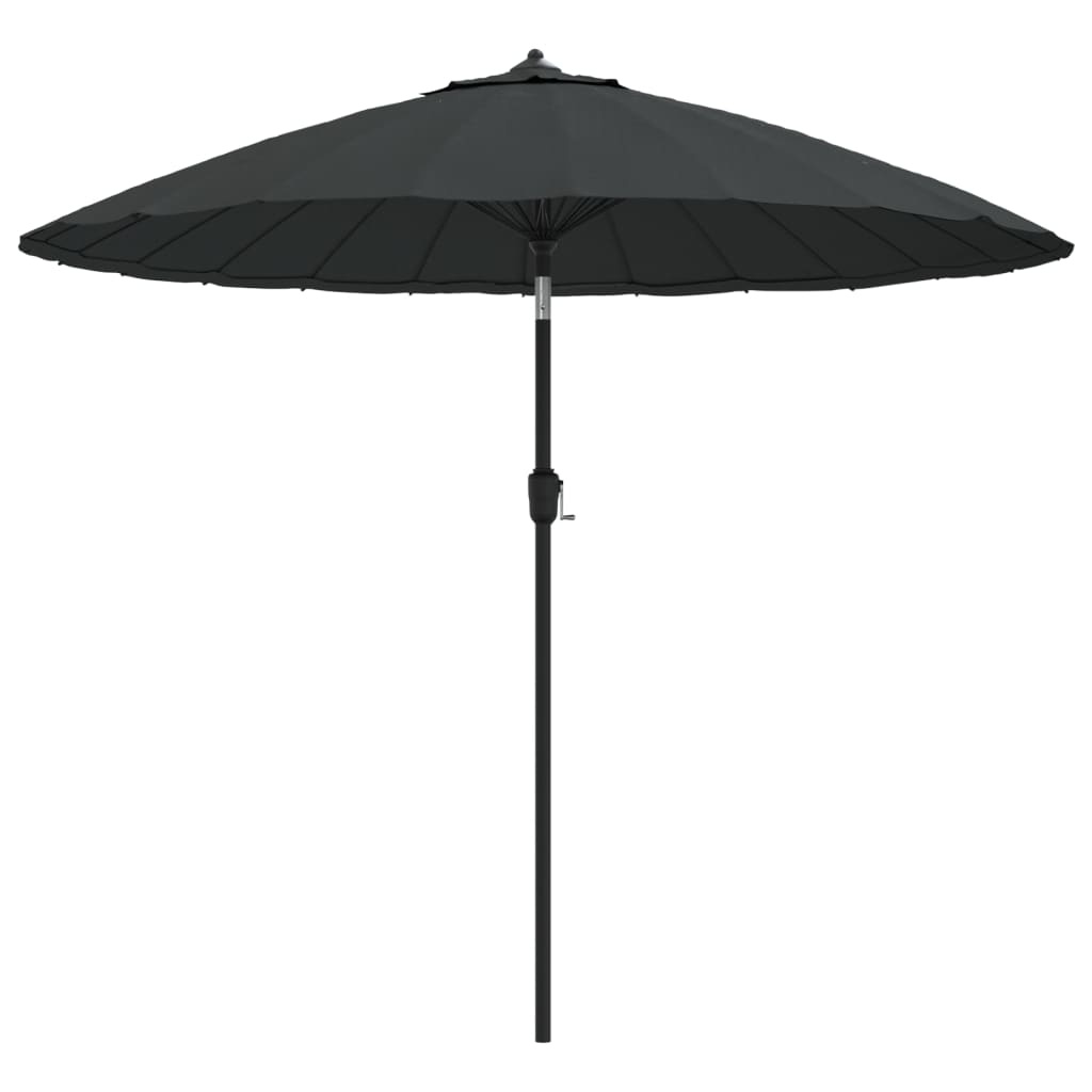 VidaXL Parasol met aluminium paal 270 cm antraciet