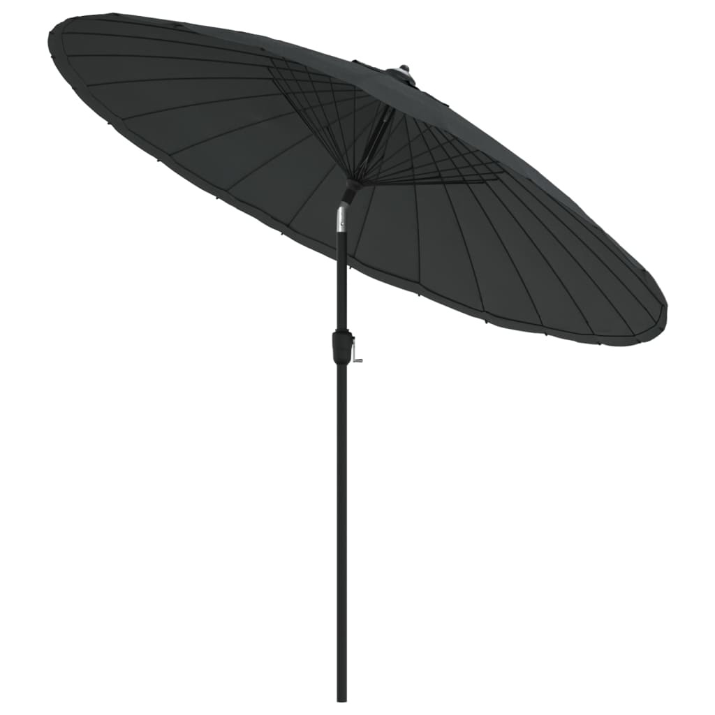 VidaXL Parasol met aluminium paal 270 cm antraciet