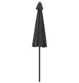 VidaXL Parasol met aluminium paal 270 cm antraciet