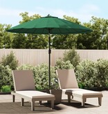 VidaXL Parasol met aluminium paal 270 cm groen