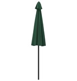 VidaXL Parasol met aluminium paal 270 cm groen