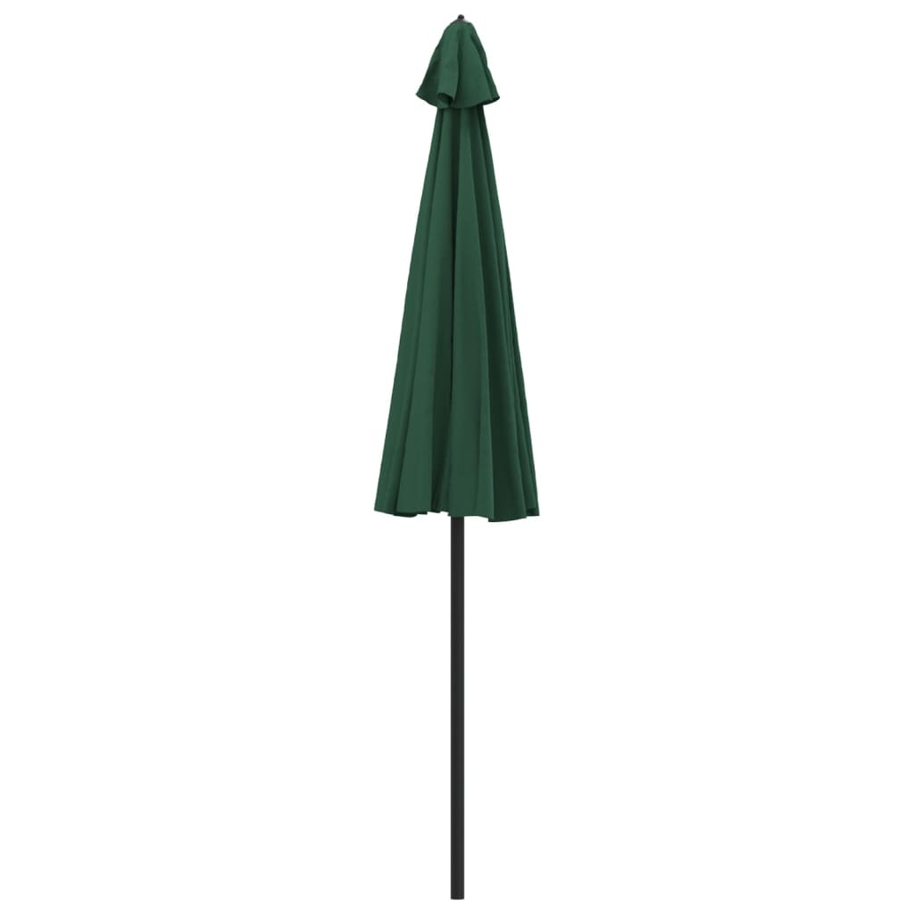 VidaXL Parasol met aluminium paal 270 cm groen