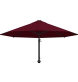 VidaXL Wandparasol met metalen paal 300 cm bordeauxrood