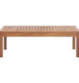 VidaXL 4-delige Loungeset met kussens massief acaciahout